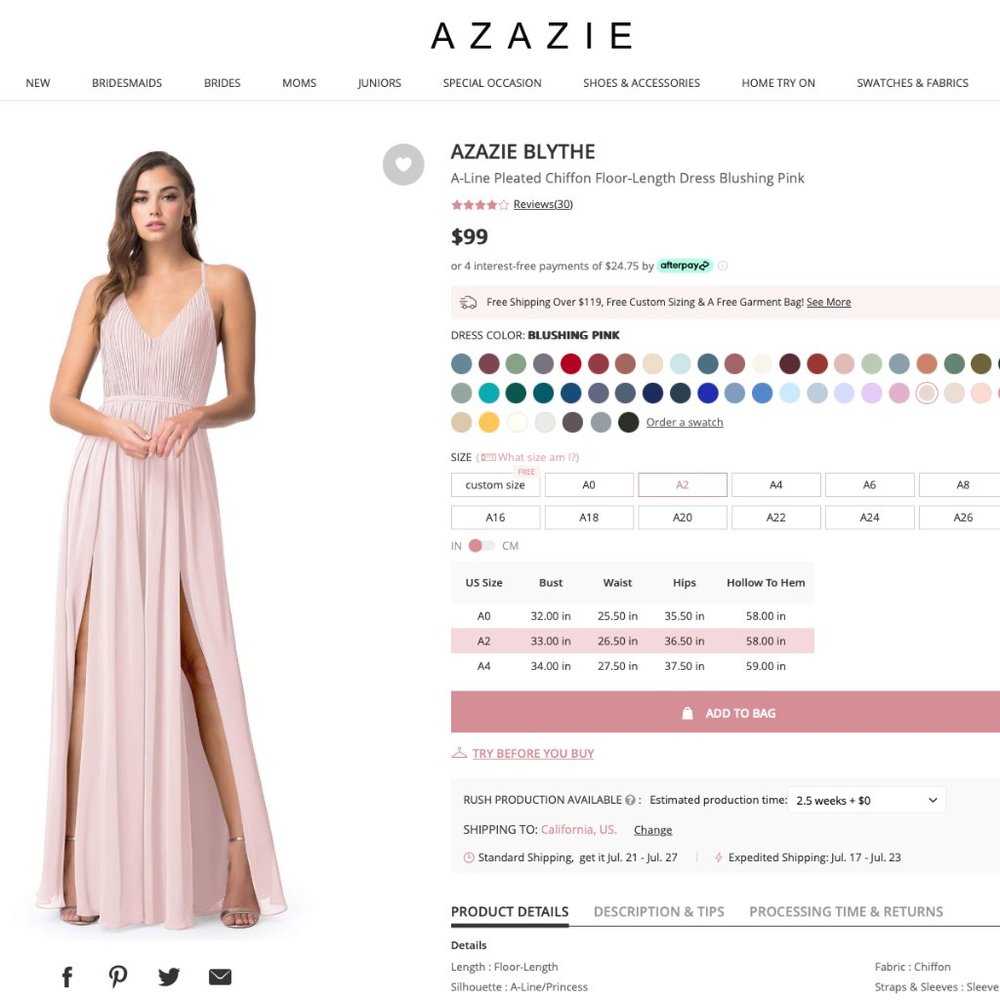 AZAZIE BLYTHE - SIZE A2